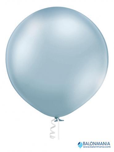 GLOSSY BALON LIGHT BLUE - 43CM - 17" - 36l