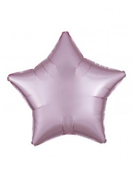 FOLIJA BALON STAR SILK LUSTRE PASTEL PINK