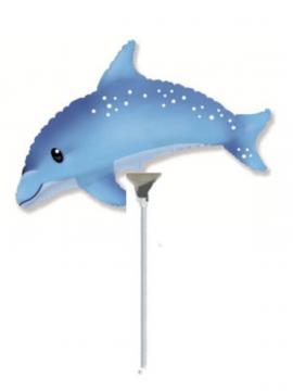 FOLIJA BALON DOLPHIN BLUE MINI