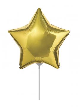 FOLIJA BALON ZVEZDA 23CM GOLD