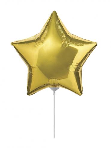 FOLIJA BALON ZVEZDA 23CM GOLD