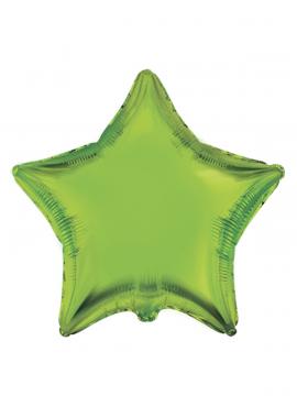 Folija balon zvezda Lime Green