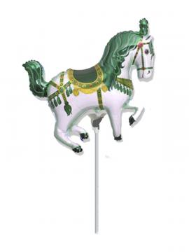 FOLIJA BALON HORSE CIRCUS GREEN MINI