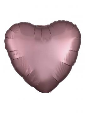 FOLIJA BALON HEART SATIN LUXE ROSE COPPER
