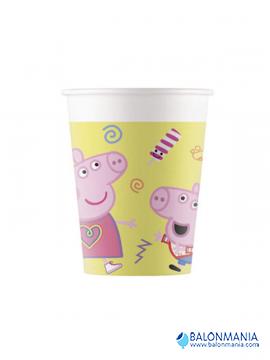 Papirnati kozarci Pujsa Peppa 200ml 8kom