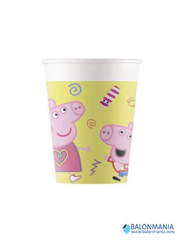 Papirnati kozarci Pujsa Peppa 200ml 8kom