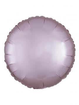FOLIJA BALON ROUND SATIN LUXE PASTEL PINK