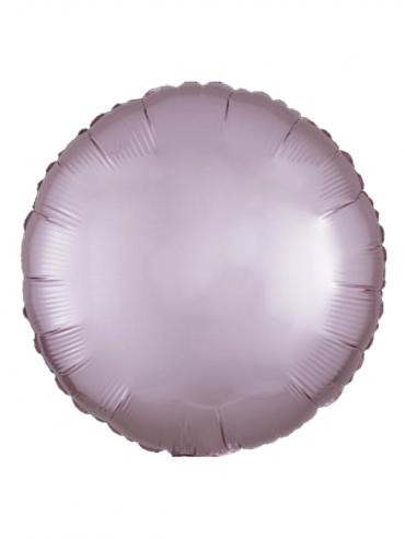 FOLIJA BALON ROUND SATIN LUXE PASTEL PINK